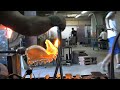 glass sculpting a unicorn