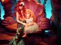 Kali meeting her favorite princess, Ariel! At Disney's new Fantasyland in Ariel's Grotto