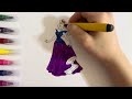 Dress Up Barbie and Barbie Characters Coloring with Sticker Book | painting and drawing for kids |