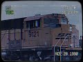 (VHS Version) a manifest train in a neighborhood
