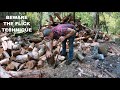 HAND SPLITTING FIREWOOD, FREE STYLE, TRICK AND TIPS