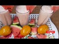 HOW TO MAKE MANGO WATERMELON MILKSHAKE