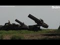 Ukraine targets Russian troop positions with Uragan multiple rocket launcher