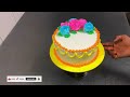 Pineapple fancy cake || cake decoration technique || cake’s Topping || by Zia food secrets
