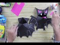 Make a FLAPPING Bat Puppet!  Chase your Mom  around the house!