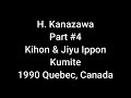 Part #4 of Kanazawa Sensei on Kihon and Jiyu Ippon Kumite with Guy Brodeur (Quebec, Canada 1990)