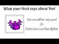 What your fruit in Blox Fruits says about You! Pt. 2