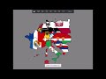 alternate flag map of Europe