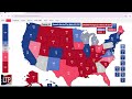 My NEW UPDATED 2024 Election Map POST Tim Walz IMPACT! | Blue Wall rebuild?