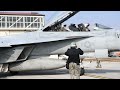 U.S. Navy F/A-18 Super Hornets Hot-Pit Refuel at Aviano AB