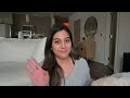 bathroom decluttering & organizing, vacation try on haul, lazy girl dinner | DAY IN MY LIFE