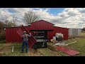 One Of A Kind  Sliding Barn Doors Built With Homemade Lumber