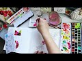 NEW Summer Florals Stamp Set | Floral Cluster Watercolour Tutorial
