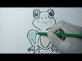 Paint and draw frogs easily | Learn to draw