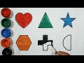 Learn How to Draw Shapes for Kids Step by Step // Easy Drawing Tutorial // Zeffi Kids Tv