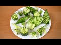 Cucumber carving How beautiful to cut a cucumber! 11 Stunning Fruit