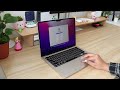 MacBook Air M2 Aesthetic Unboxing & Setup *starlight* ✨