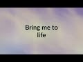 Evanescence-Bring Me To Life lyrics