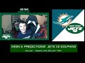 Jets vs. Dolphins Game Predictions!
