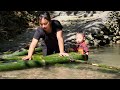 Making Bamboo Rafts On The Rivers, Rainy Days, Floods, Heavy Rainy Season - Chúc Tòn Bình