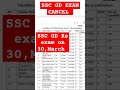 SSC GD cancel exam,Re exam SSC GD, SSC GD update, #ssc