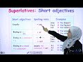 الصف الرابع - اللغة الإنجليزيّة 4️⃣|| شرح قاعدة المقارنة والمفاضلة (comparative and superlative) 👍