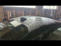 Vvivid Dark Grey Forged Carbon Fiber Wrap on Scion FRS roof