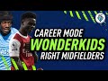 FIFA 21 CAREER MODE WONDER KIDS: RIGHT MIDFIELDERS