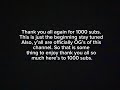 1000 SUB Special!! Thank you all!!!