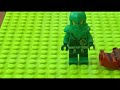 Lloyd does spinjitzu for the first time! (A Lego stop motion)