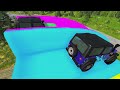 Flatbed trailer truck car transportation and fun #1 - 50 | BeamNG drive