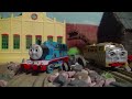 Diesel 10 tell Thomas and James his plan trackmaster remake