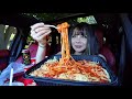 ASMR JOLLIBEE TORONTO (FRIED CHICKEN, JOLLIBEE SPAGHETTI, FIESTA NOODLES, BURGER STEAK) 먹방 MUKBANG