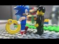 Lego Man gets beat up by SONIC (@RustyLEGOAnimations  collab) no background music