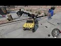 Dropping Cars on other Cars in BeamNG Drive