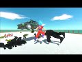 Hulk Team + Son Goku Team vs Shadow Itself - Animal Revolt Battle Simulator