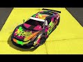 Cars vs Mega Reverse Speedbumps in GTA 5