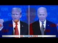 Debate presidencial de CNN entre Donald Trump y Joe Biden EEUU 2024
