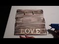 Rustic dollar tree Diy