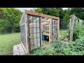 Tour Our Greenhouse!!! Made From Old Windows and Doors